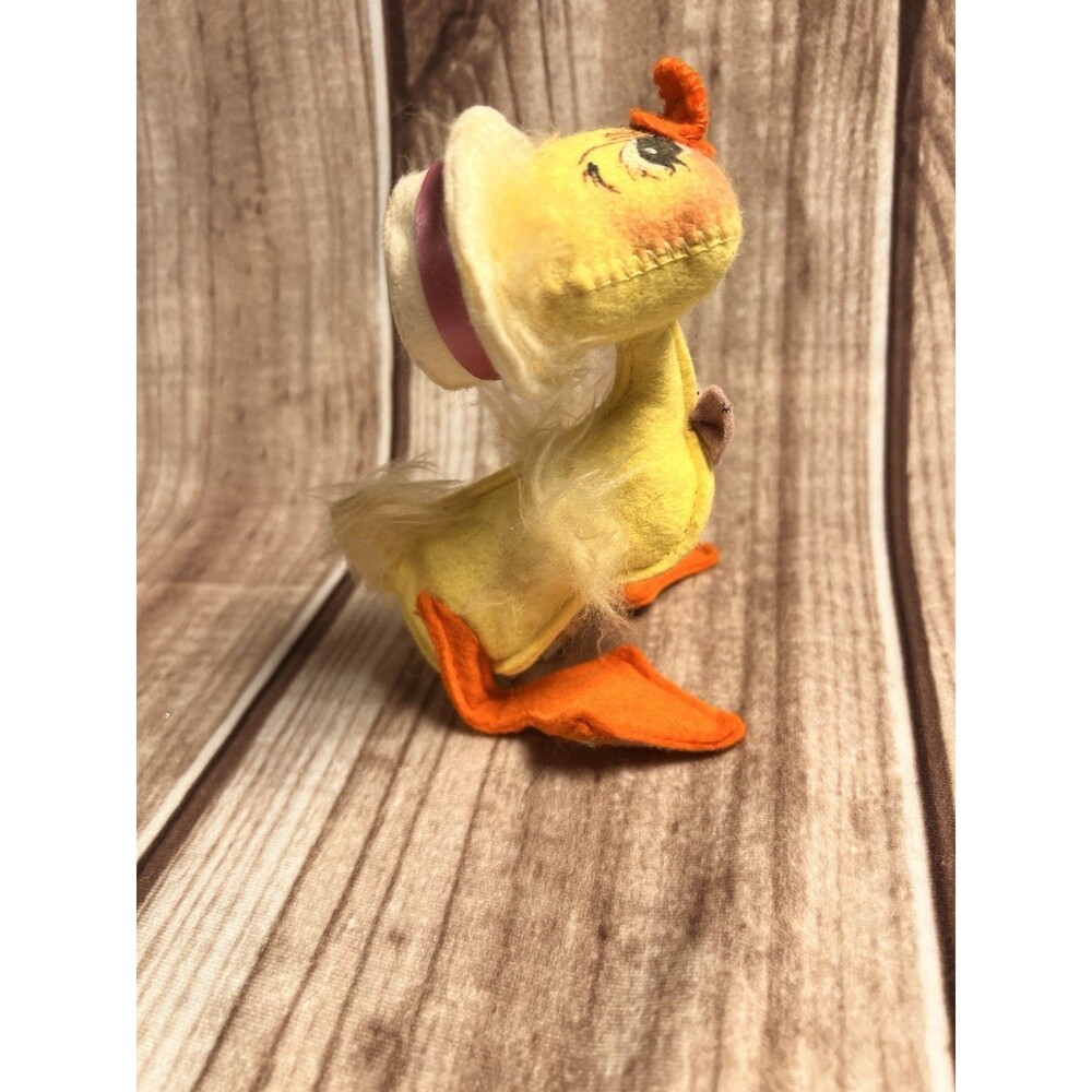 Annalee Pair Of Yellow Spring Ducklings Vintage Dolls 5" - Picture 7 of 13
